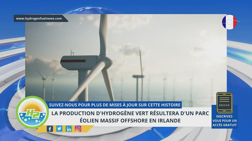 "Miniatura video per la produzione di idrogeno verde [francese] derivante da un enorme parco eolico offshore in Irlanda"