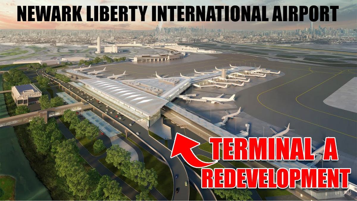 'Video thumbnail for New Terminal A at Newark Liberty International Airport'