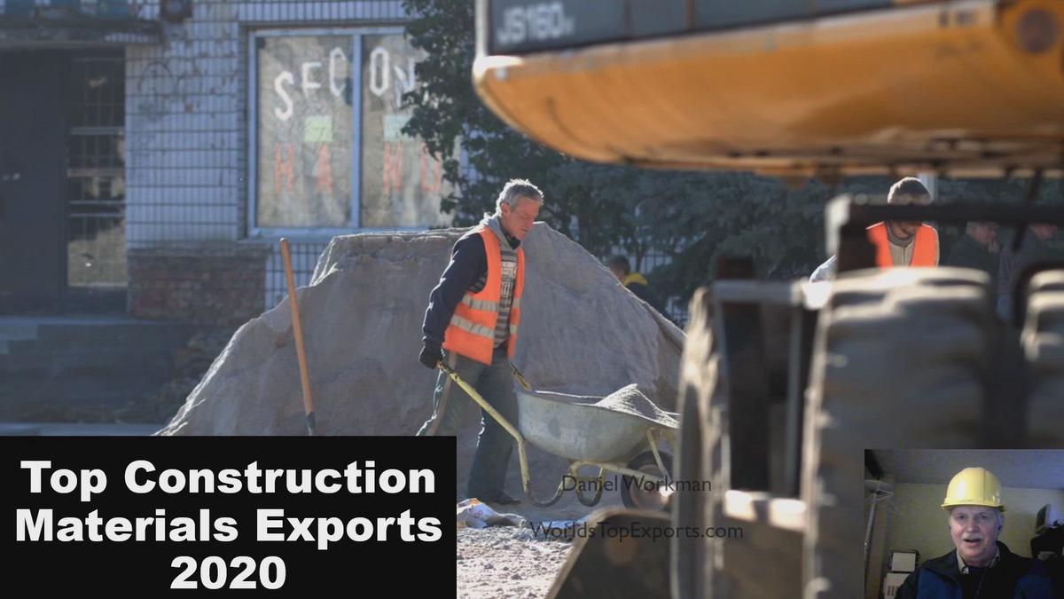 'Video thumbnail for Top Construction Materials Exports 2020'