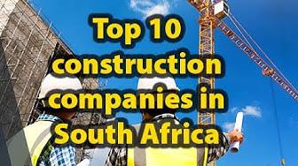 'Video thumbnail for Top 10 construction companies in South Africa'