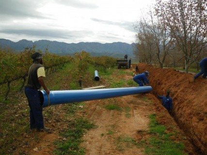 All pipes require large volumes of water to conduct a field pressure test