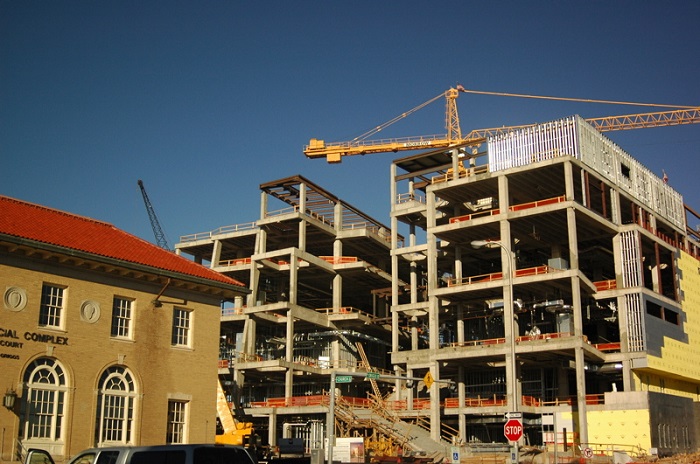 Housing complex under construction