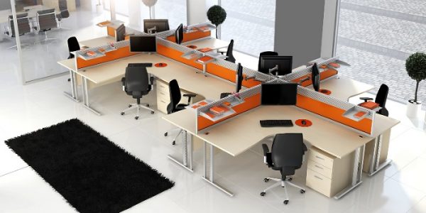 open plan office