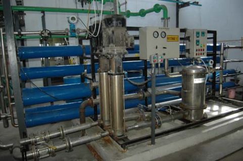 Reverse Osmosis Section - Zero Discharge Plant ion exchange