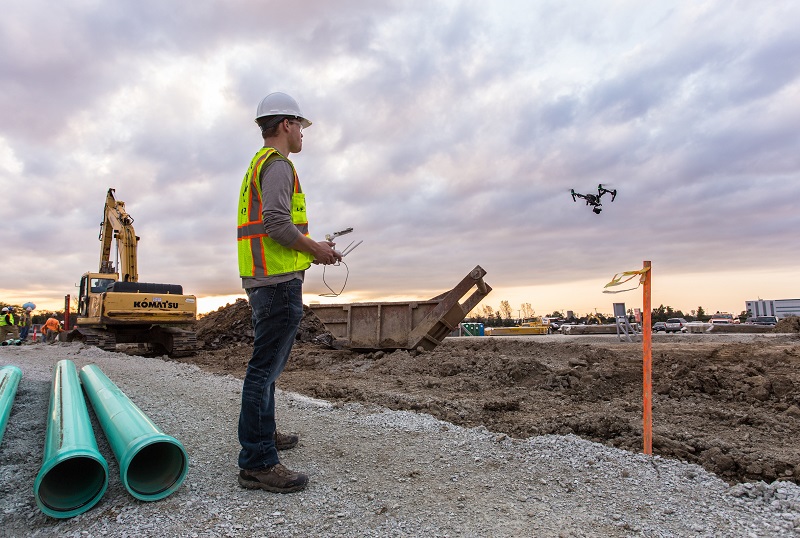 Drones in construction