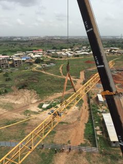 Assembly of potain mc68b in Tema Ghana