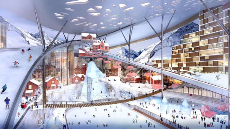 Largest indoor snow parks in the world