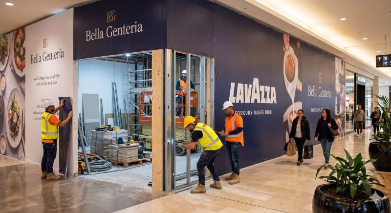 The Strategic Role of Temporary Graphics in Maintaining Foot Traffic During Renovation