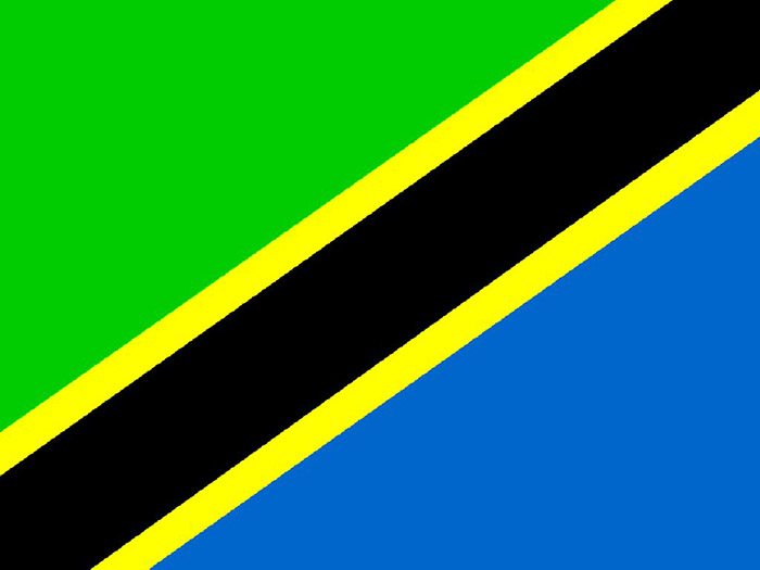 Tanzania Flagge