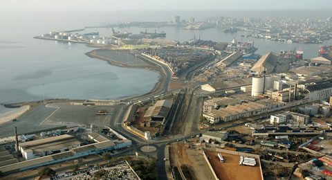 Hafen von Dakar Senegal