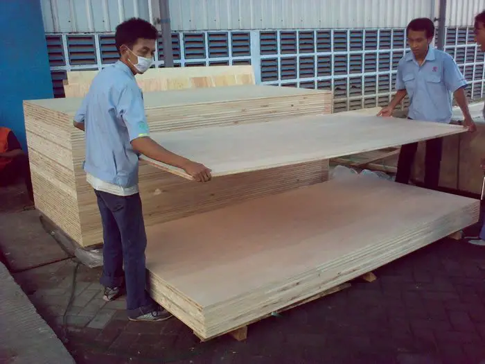 Fábrica de processamento de madeira