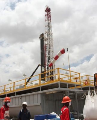 Ngamia 1 موقع إنتاج النفط ، توركانا