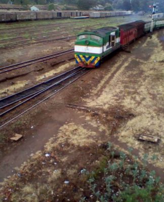 A section of the Kenya-Uganda Railway