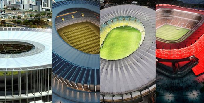 Brésil-2014-Coupe du monde-stades à énergie solaire