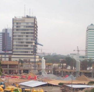 Accra-Ghana-Konstruktion