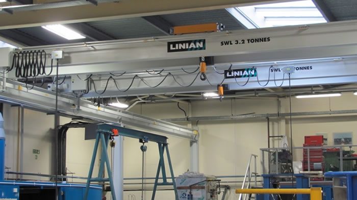 LINIAN Overhead Cranes in an Aerospace Factory