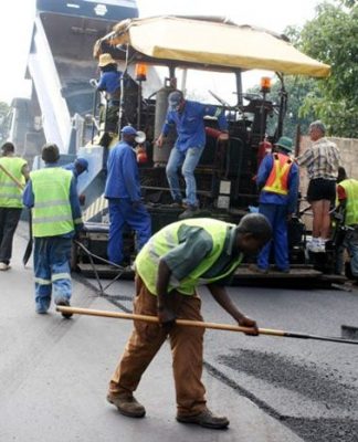 Projeto da estrada Link Zâmbia 8000