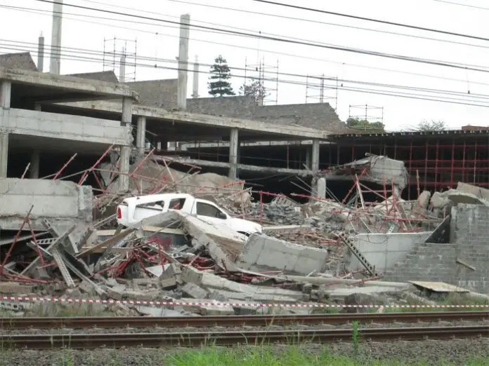 Le centre commercial de Tongaat s'est effondré