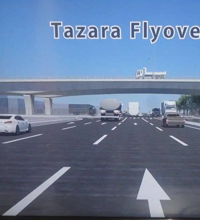 Design der Tazara-Überführung Tansania