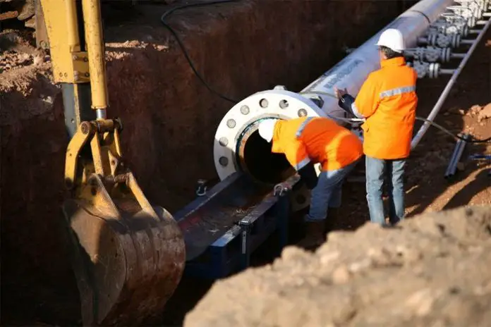 gas pipeline construction