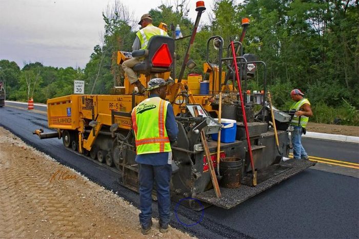 construction de routes Guateng