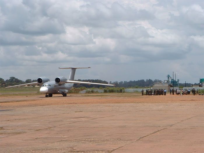 Dundo Flughafen Angola