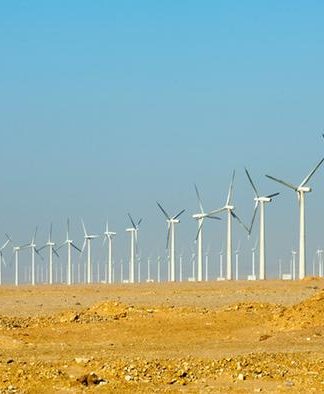 Wind power farm Egypt