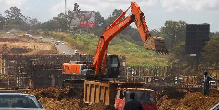 road construction kenya