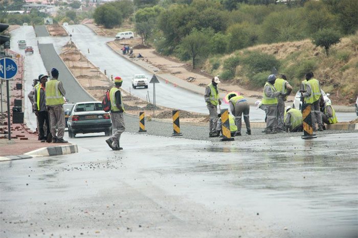 Namibia road construction