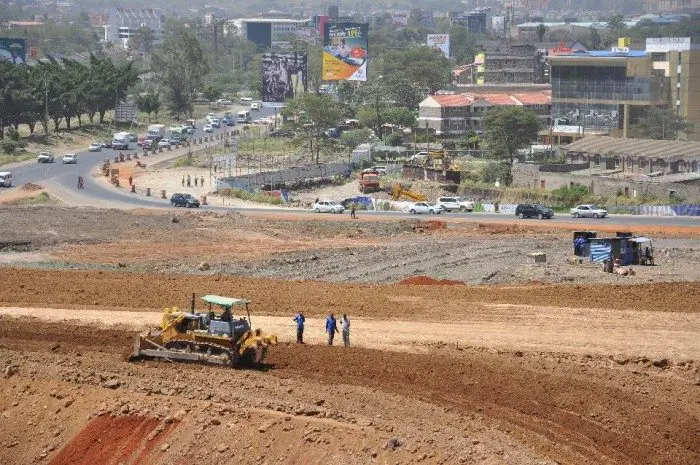 Straßenbau Kenia