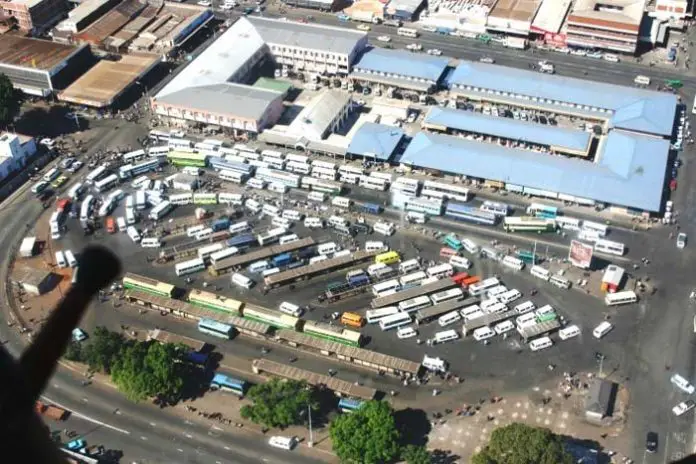 Zimbabwe Market Square bus terminus