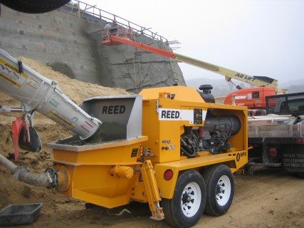 REED B50HPS high volume Shotcrete concrete pumps