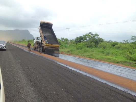 Tarring-of-abondoned-Adaklu-Road