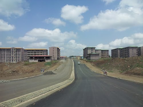 condominium road construction Ethiopia