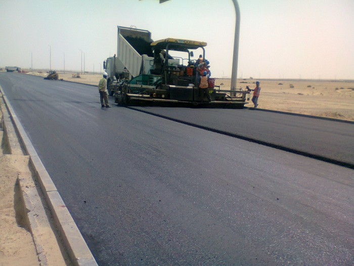 low road construction in Africa