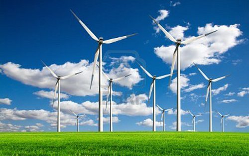 wind turbines