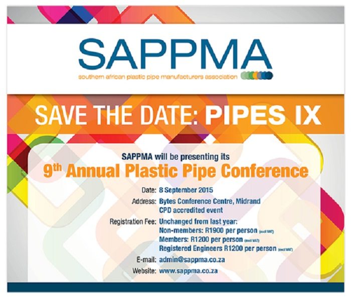 PIPES XI Conference in South Africa -Tuesday, 8 September 2015