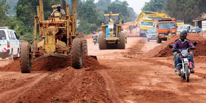 the Uganda South Sudan road construction