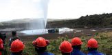 construction of a geothermal power plant in Kenya