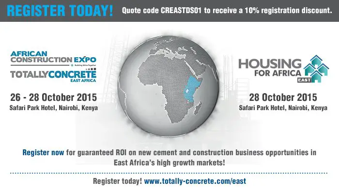 Totally Concrete East Africa Expo (26-28 October 2015)