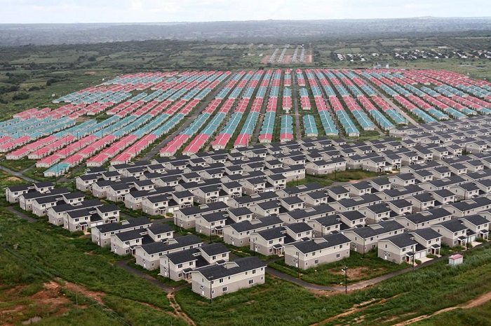 Chinese firm begins the construction of police houses in Zambia