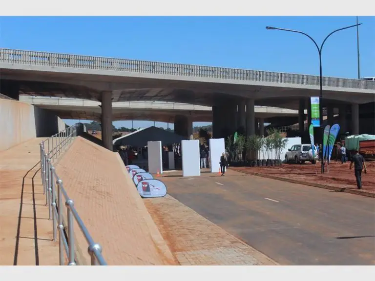 Newly constructed major underpass in South Africa officially opened