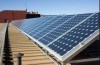 A rooftop solar system installed in South African beach resort
