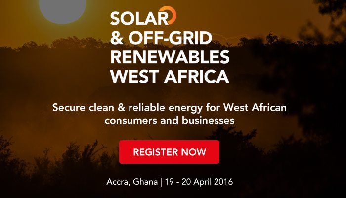 Solar and Off Grid Renewables West Africa 2016 Conference