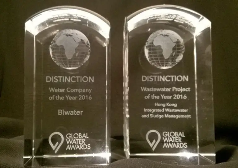 Biwater reçoit les prix de l'industrie de premier plan aux 2016 Global Water Awards