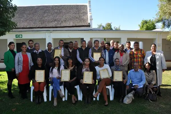 Gli imprenditori edili in Sudafrica completano il programma di formazione avanzata