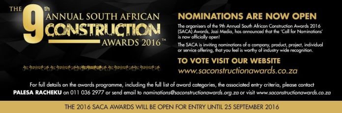2016 दक्षिण अफ्रीकी निर्माण पुरस्कार