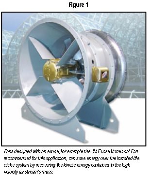 Vaneaxial fans reduces installation and energy costs for Chicago firm