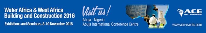 Water Africa West Africa Building and Construction Exhibition and Seminars 2016