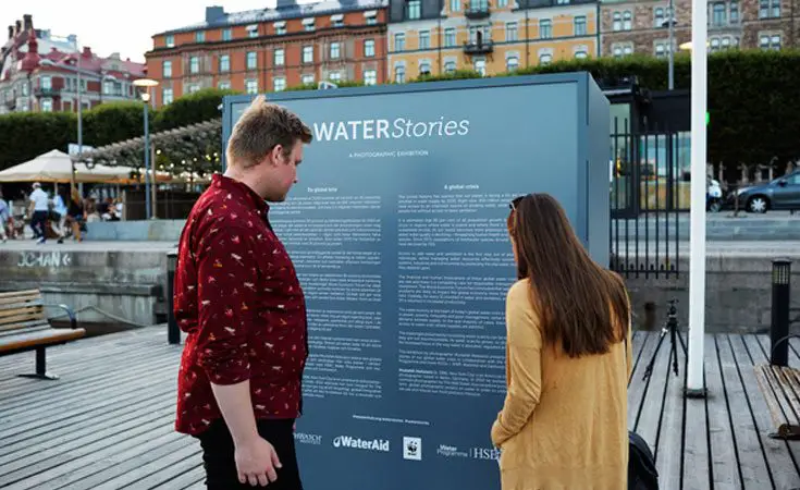 Sudáfrica abre stand de exhibición de agua en Estocolmo